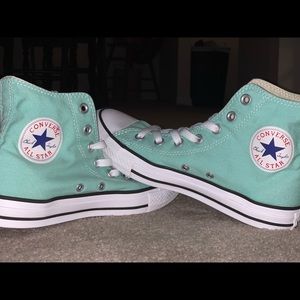 Teal unisex All-Star converse